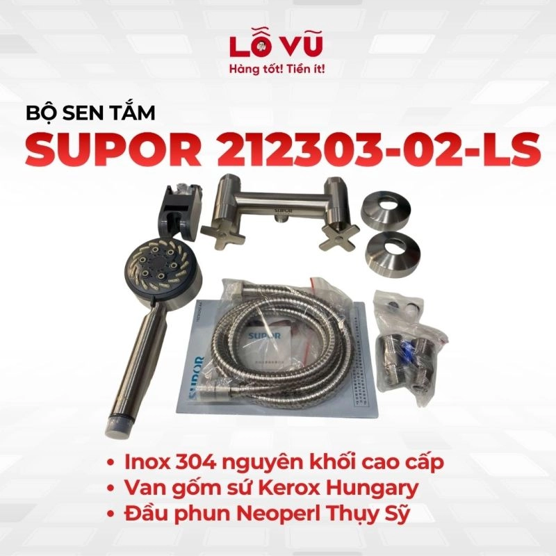 Bộ sen tắm SUPOR 212303-02-LS