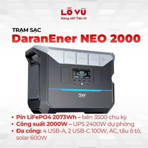 Alternative view of Trạm sạc DaranEner NEO 2000
