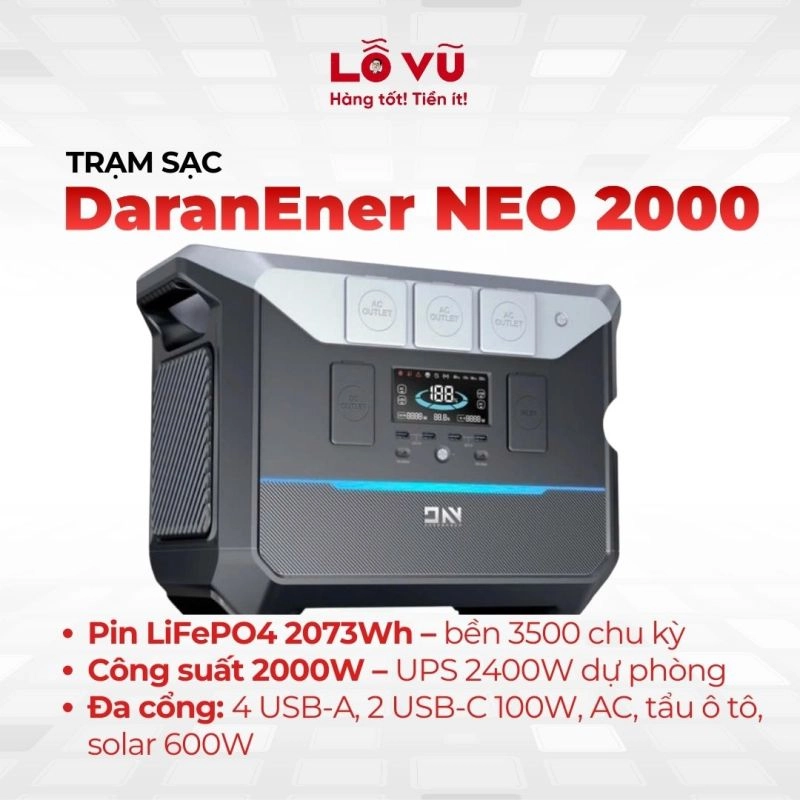 Trạm sạc DaranEner NEO 2000